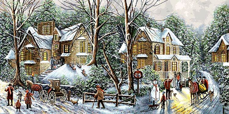 زمستان در روستا 3