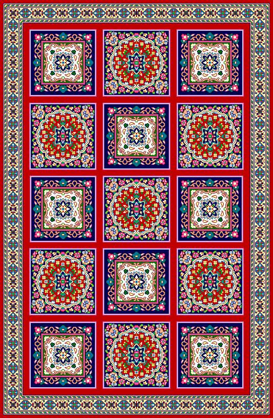زیرپایی طرح خانه خانه